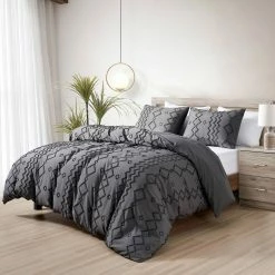 Brand new ???? Bibb Home Tufted 3 Pc. Duvet Cover Set ????