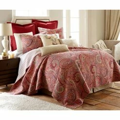 Outlet ???? Levtex Home Spruce Red Quilt Set ????