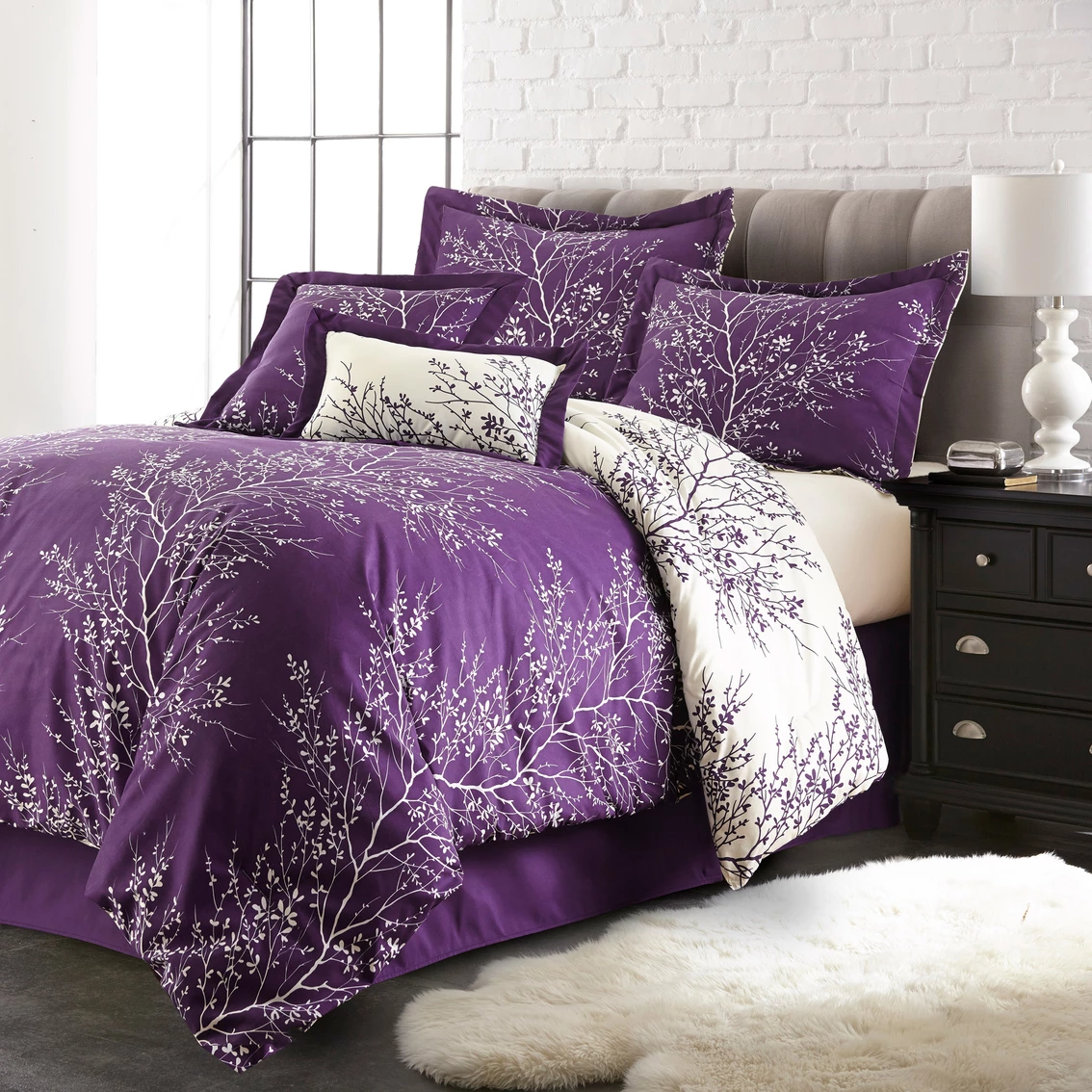 Cheap ???? National Brand Spirit Linen Home Foliage 6 Pc. Comforter Set ???? - Image 4