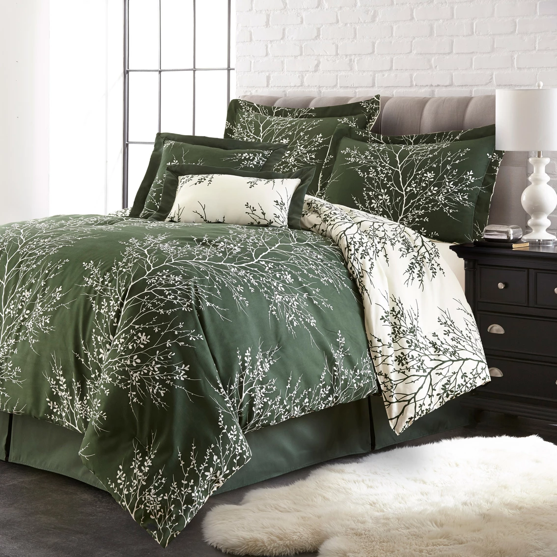 Cheap ???? National Brand Spirit Linen Home Foliage 6 Pc. Comforter Set ???? - Image 7