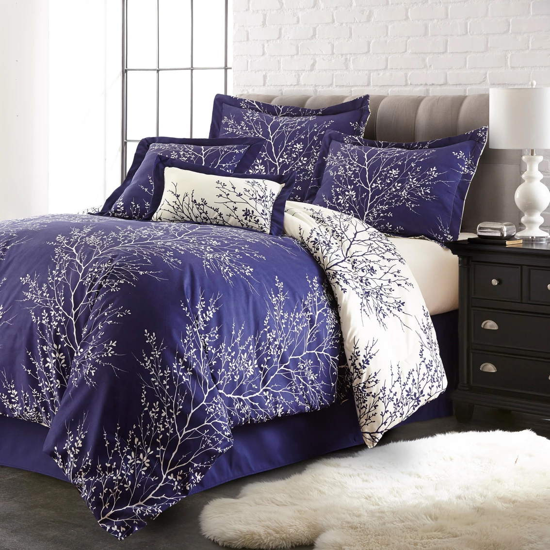 Cheap ???? National Brand Spirit Linen Home Foliage 6 Pc. Comforter Set ???? - Image 8