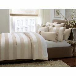 Best Sale ⌛ Michael Amini Amalfi Comforter Set, Sand ????