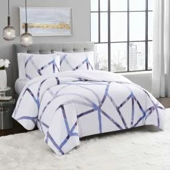 Cheapest ???? Vince Camuto Obelis Metallic 3 Pc. Comforter Set ????