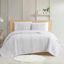 Flash Sale ✔️ Cottage Classics Warm Hearth Stripe 3 Pc. Quilt Set ????