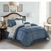 Outlet ???? Grand Avenue Francis 10 Pc. Blue Comforter Set ????