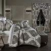 Cheap ???? J. Queen New York Desiree Silver 4 Pc. Comforter Set ????