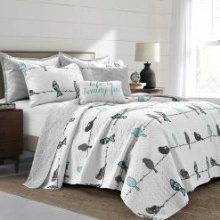 Cheap ???? Lush Decor Rowley Birds 7 Pc. Quilt Set ✨