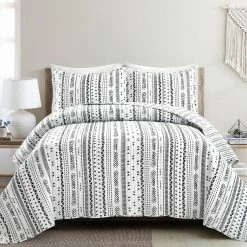 Cheap ???? Lush Decor Hygge Stripe Quilt 3 Pc. Set ????