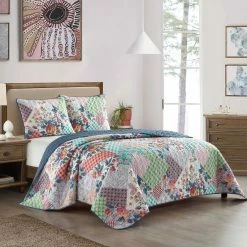 Cheap ???? Grand Avenue Libby Quilt 3 Pc. Set, Multicolor ✔️