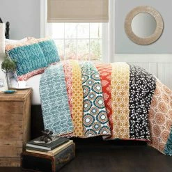 Best Pirce ???? Lush Decor Bohemian Stripe 3 Pc. Quilt Set ????