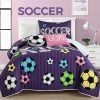 Coupon ⭐ Lush Decor ???? Girls Soccer Kick Quilt Set ⌛