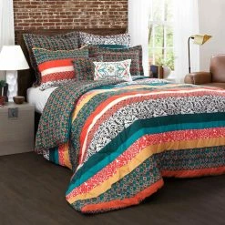 Best reviews of ???? Lush Decor Boho Stripe 7 Pc. Comforter Set ????