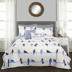 Brand new ???? Lush Decor Rowley Birds 7 Pc. Quilt Set ⭐