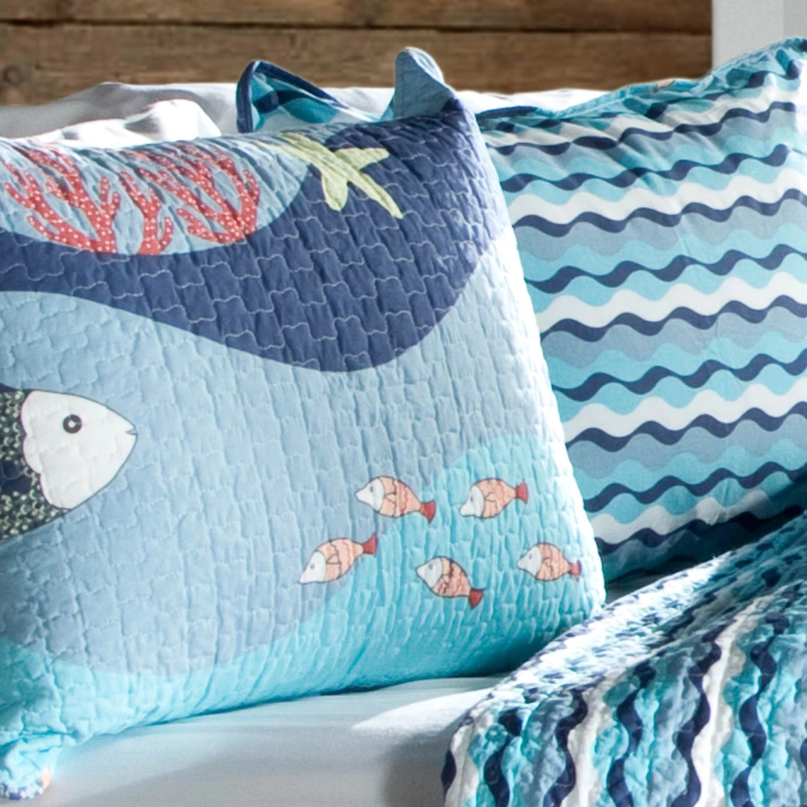 Hot Sale ???? Lush Decor Sea Life Quilt Set ???? - Image 2