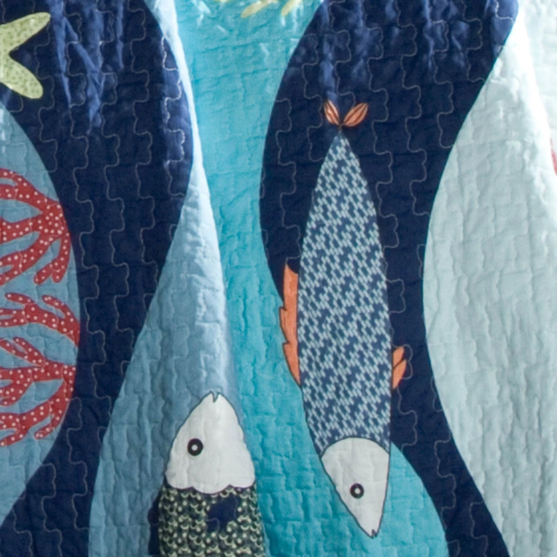 Hot Sale ???? Lush Decor Sea Life Quilt Set ???? - Image 3