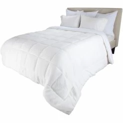 Buy ???? Lavish Home Bluestone Oversized Reversible Down Alt Comforter With Sherpa ❤️