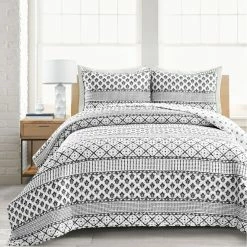 Flash Sale ???? Lush Decor Monique Stripe 3 Pc. Quilt Set ⭐