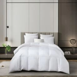 Promo ???? Martha Stewart Collection 300TC Sateen Cotton RDS Light Warmth Down Comforter ????
