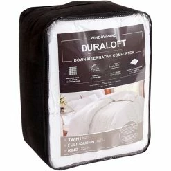 Top 10 ???? Blue Ridge Home Fashions Blue Ridge 600 Thread Count Windowpane Cotton Cover, Down-Alternative Comforter ❤️