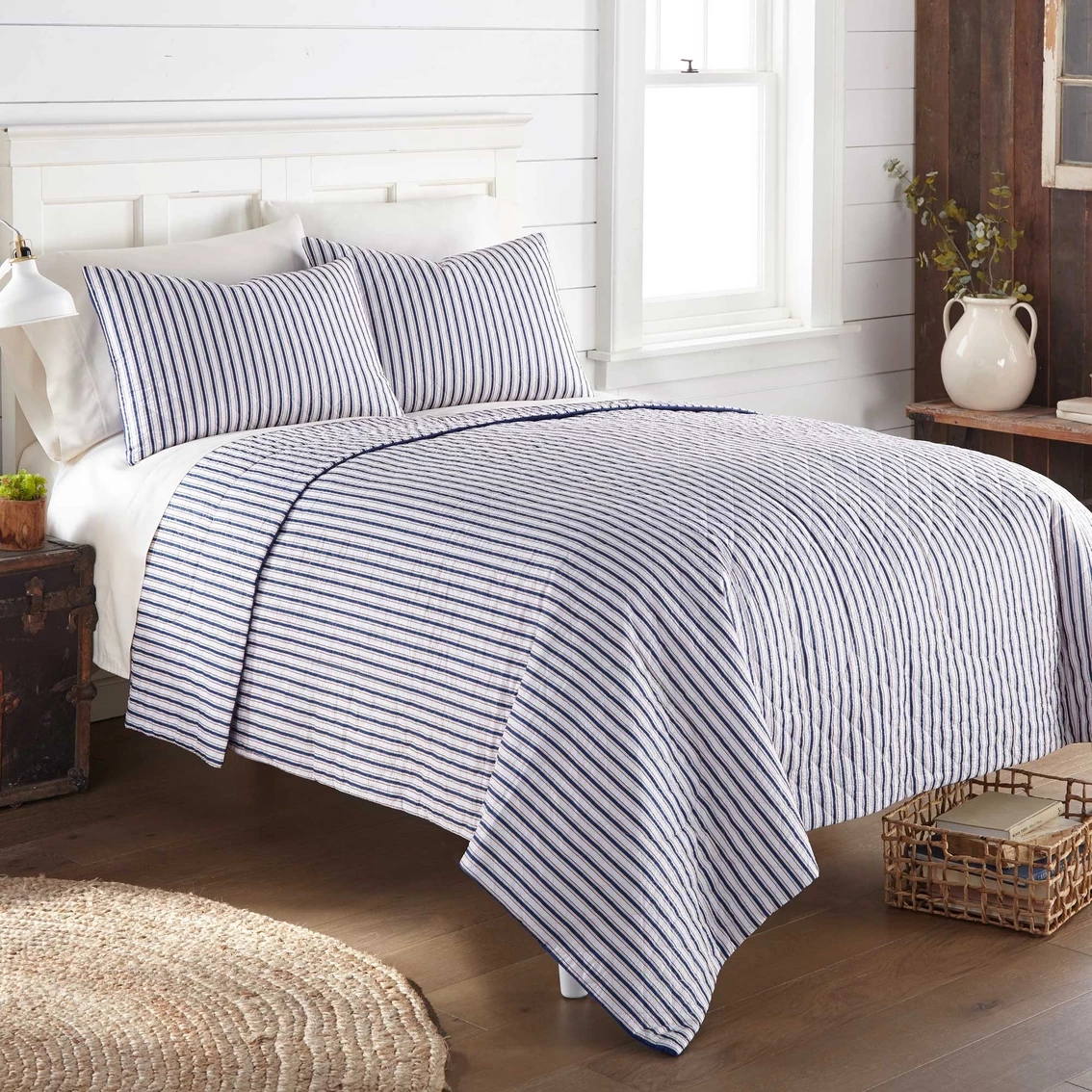 Flash Sale ???? Shavel Home Products Seersucker 6 In 1 Quilt Set ✔️ - Image 3