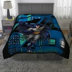 Coupon ???? Warner Brothers Warner Bros. Batman Into Action Twin/Full Comforter ????