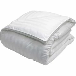 Wholesale ???? Blue Ridge Home Fashions Blue Ridge 350 Thread Count Damask Stripe Cotton Cover, Down-Alternative Comforter ????