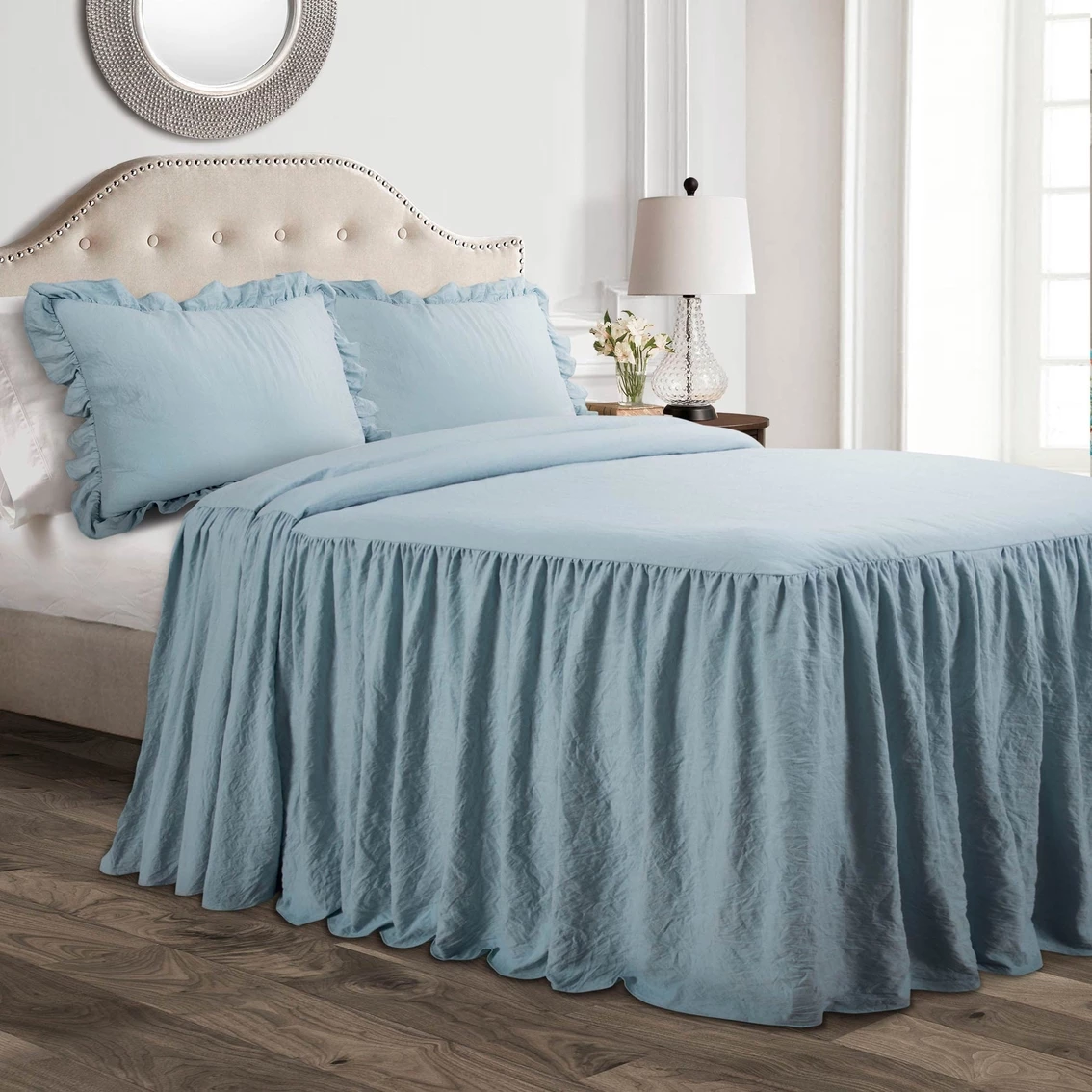 Outlet ✨ Lush Decor Ruffle ???? Skirt 3 Pc. Bedspread Set ✔️ - Image 4