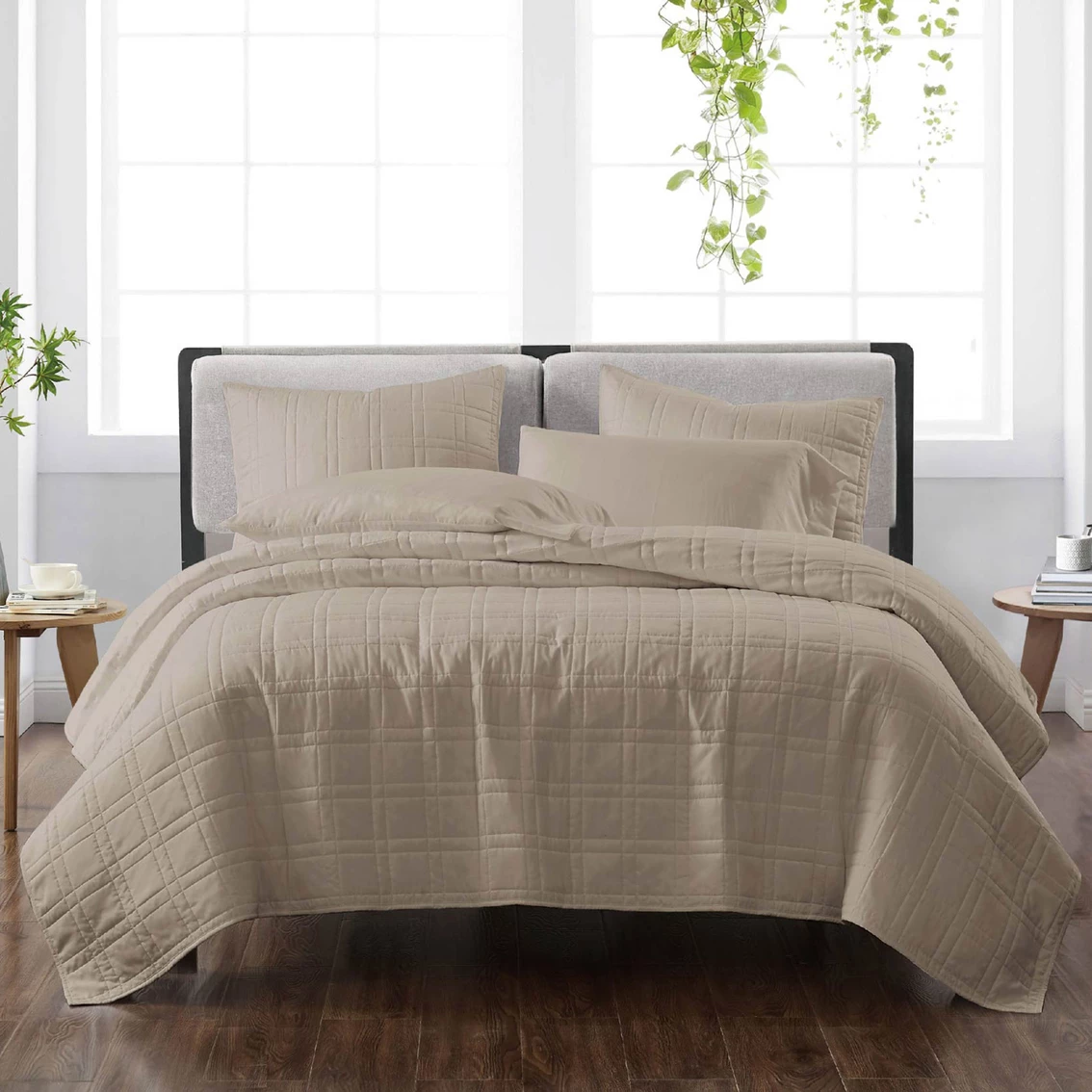 Discount ???? Cannon Heritage Solid Reversible Quilt Set ???? - Image 2