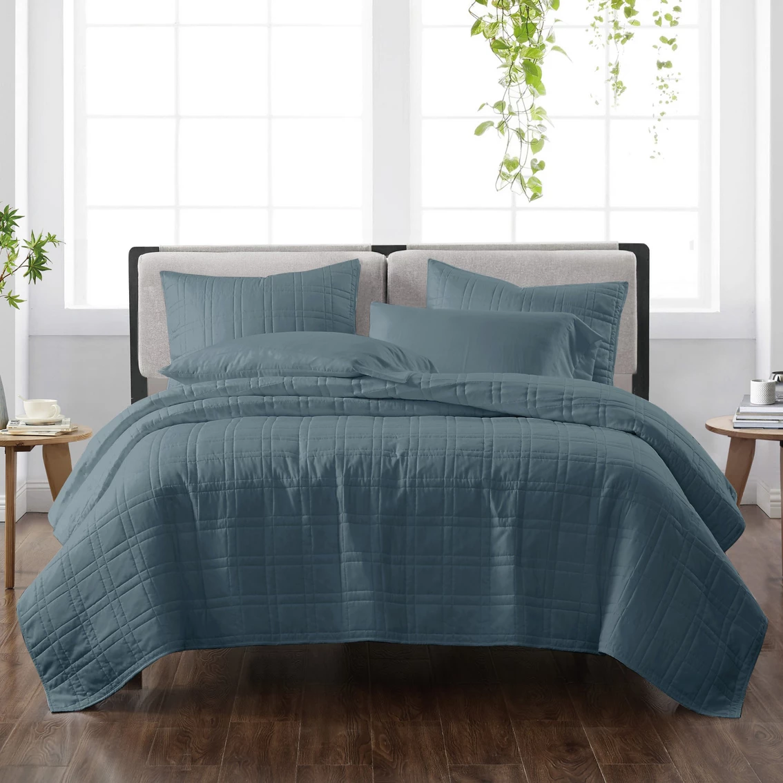 Discount ???? Cannon Heritage Solid Reversible Quilt Set ???? - Image 3