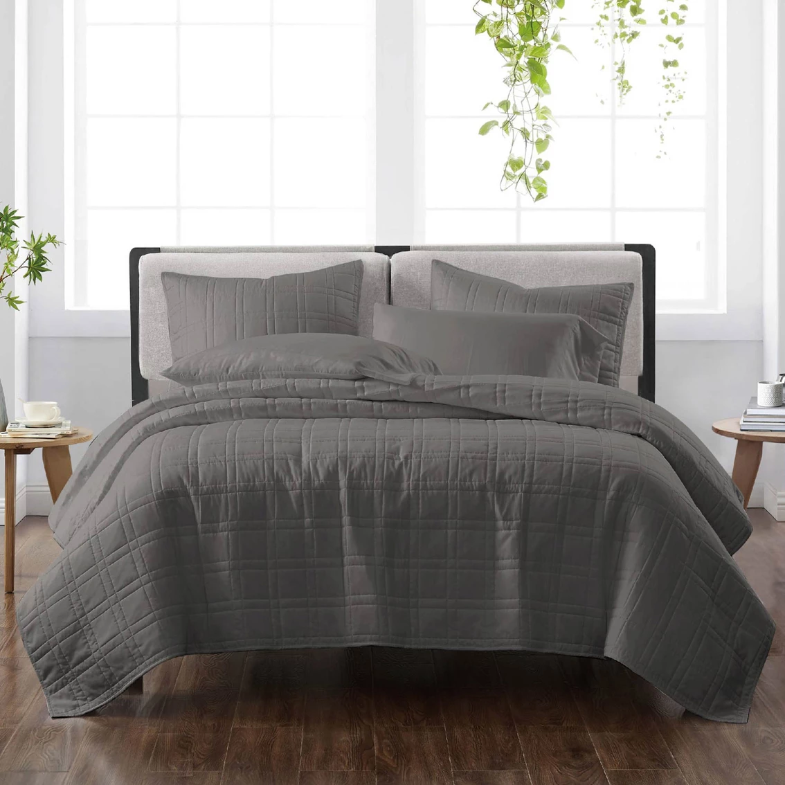 Discount ???? Cannon Heritage Solid Reversible Quilt Set ???? - Image 5