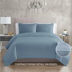 Flash Sale ⌛ Christian Siriano 300 Thread Count Cotton Sateen Duvet Set ????