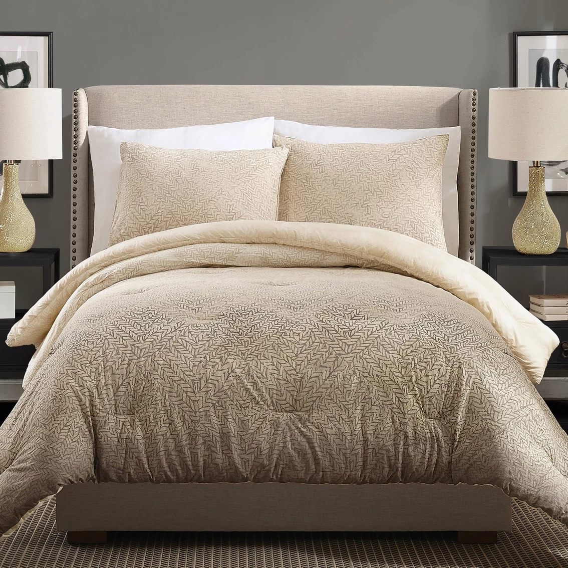 Deals ???? Ayesha Curry Modern Ombre 3 Pc. Comforter Set ???? - Image 2