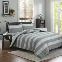 Budget ???? Royale Linens Herringbone Stripe 3 Pc. Comforter Set ????