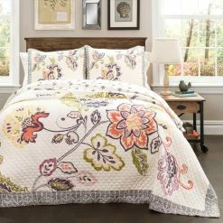 Budget ???? Lush Decor Aster 3 Pc. Quilt Set ????