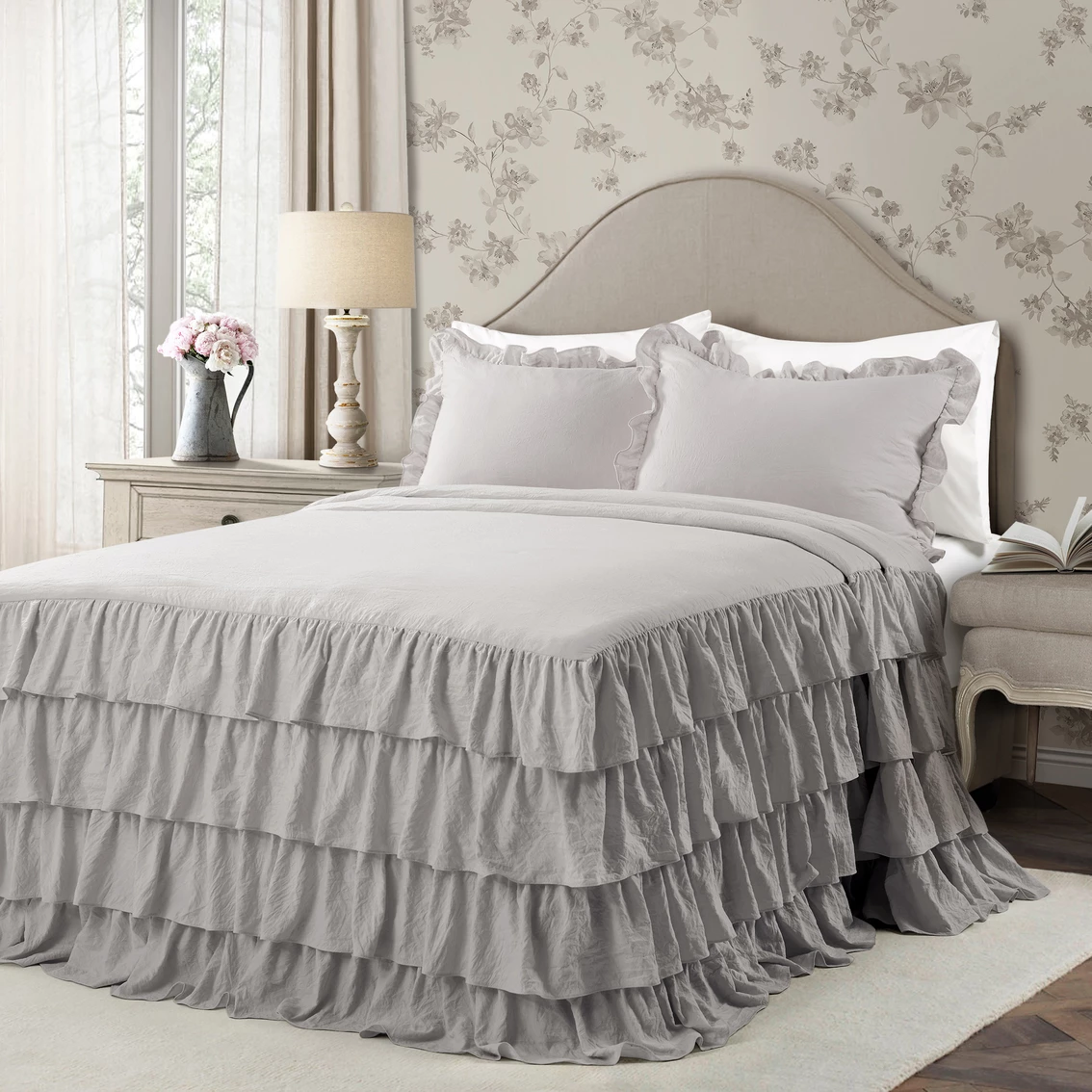 Buy ???? Lush Decor Allison Ruffle ???? Skirt Bedspread Set ???? - Image 3