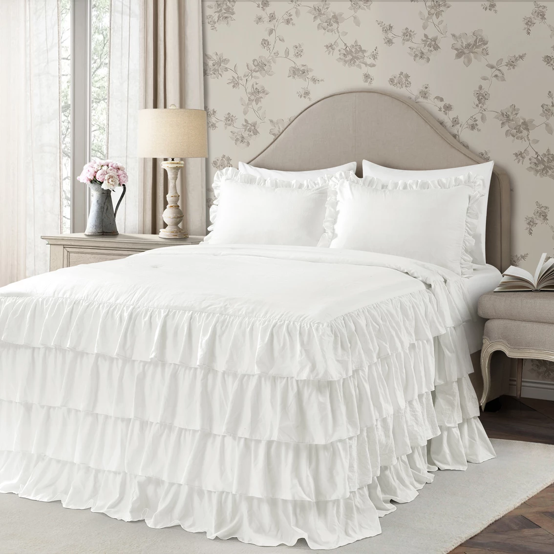 Buy ???? Lush Decor Allison Ruffle ???? Skirt Bedspread Set ???? - Image 4