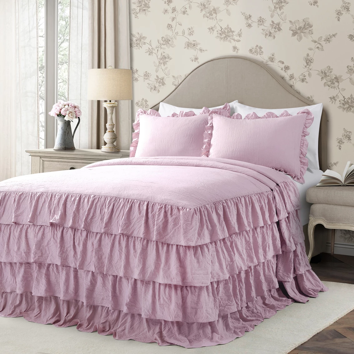 Buy ???? Lush Decor Allison Ruffle ???? Skirt Bedspread Set ???? - Image 5