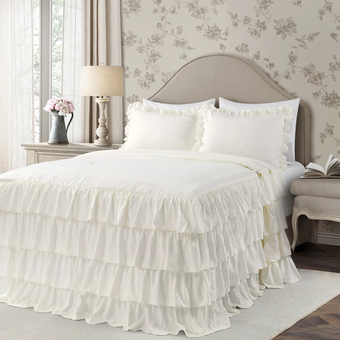 Buy ???? Lush Decor Allison Ruffle ???? Skirt Bedspread Set ???? - Image 6