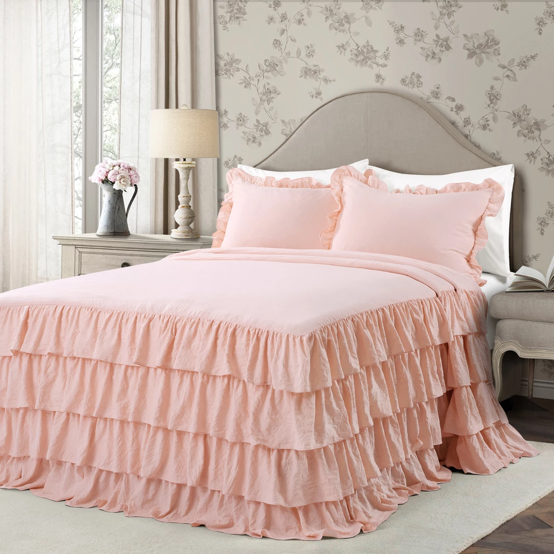 Buy ???? Lush Decor Allison Ruffle ???? Skirt Bedspread Set ???? - Image 7