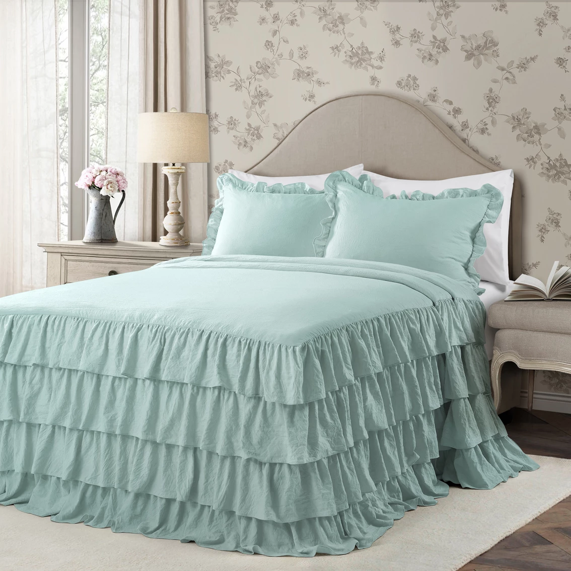 Buy ???? Lush Decor Allison Ruffle ???? Skirt Bedspread Set ???? - Image 8