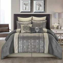 Discount ???? Grand Avenue Arabesque Comforter 8 Pc. Set ????