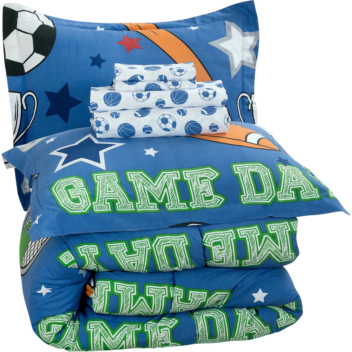 Best Pirce ???? Royale Linens Kidz Mix Game Day Bed In A Bag ???? - Image 2