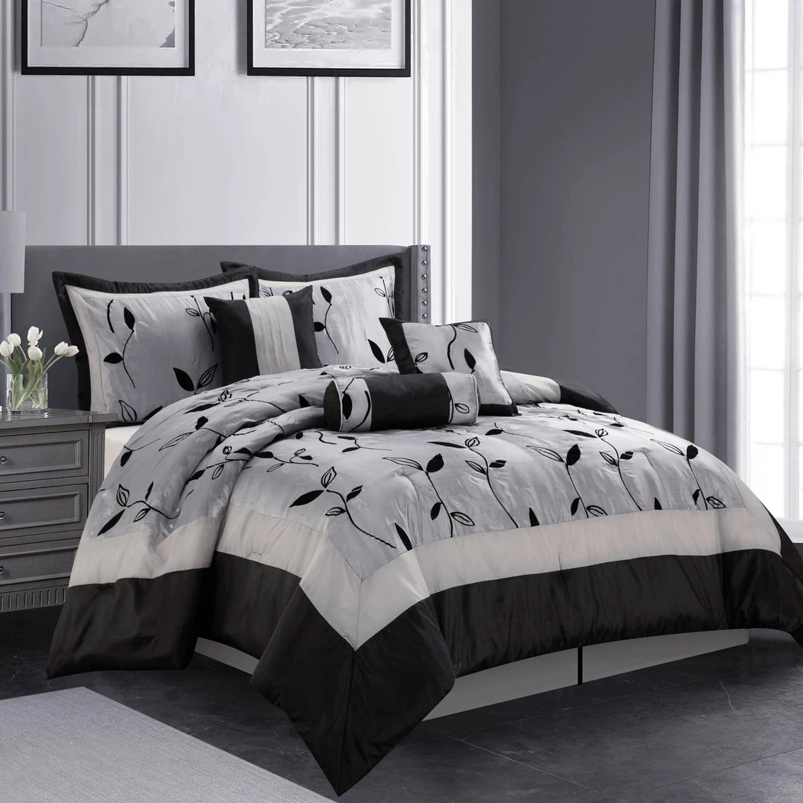 Deals ⭐ Grand Avenue Passion Comforter Set 7 Pc. ???? - Image 2