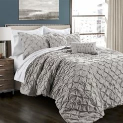 Outlet ✔️ Lush Decor Ravello Pintuck 5 Pc. Comforter Set ❤️