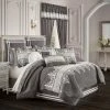 Deals ???? J. Queen New York Flint Charcoal Comforter 4 Pc. Set ⌛