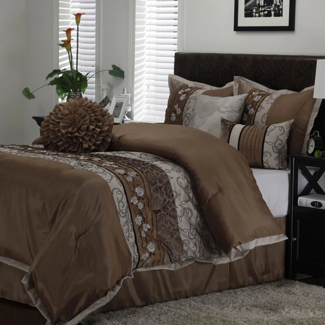 Hot Sale ???? Nanshing America Inc Nanshing America Riley 7 Pc. Bedding Set ✨ - Image 2