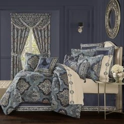Flash Sale ???? J. Queen New York Middlebury Indigo 4 Pc. Comforter Set ????